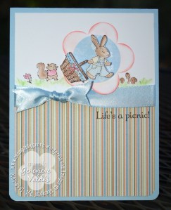 Hand Stamped Sentiments challenge #4 - Sketch challenge