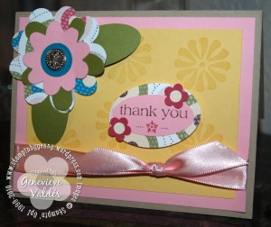 Sketch Challenge Thank You Card