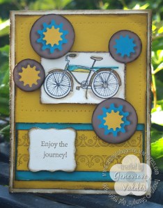 Pedaling Past Card