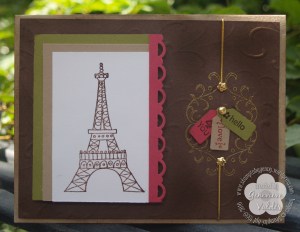 Chic Boutique Eiffle tower card