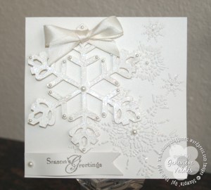 snowflake theme card