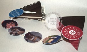 Cake box with photos