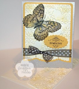 OLYMPUS DIGITAL CAMERA Sympathy butterfly card