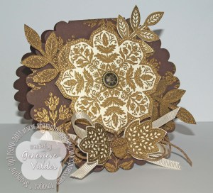 Day of Gratitude gold fall card