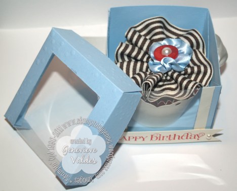 Stampin' Up! cupcake box