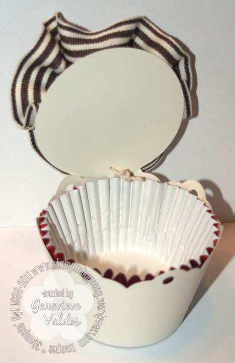 Stampin' Up! cupcake box