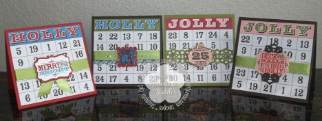 Bingo Christmas Cards