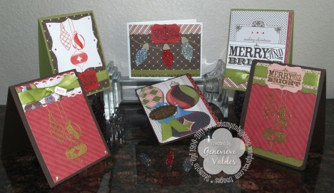 Stampin Up Christmas Cards