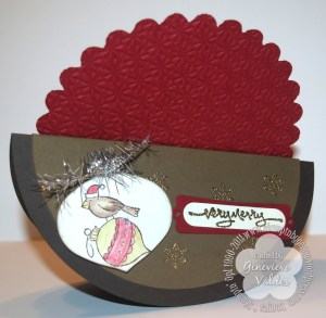 Stampin Up Rocking Christmas Card back