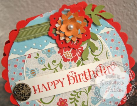 Round Birthday Card