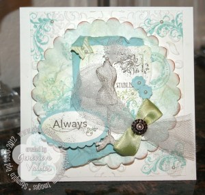 Established Elegance Vintage wedding card