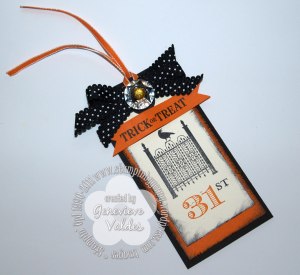 Halloween Stampin' Up! toxic treat tag