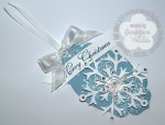Stampin' Up! Snow Flake Christmas Tag