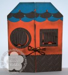 Stampin' Up! haunted house gate fold card