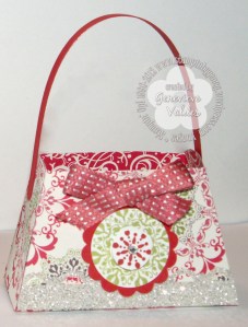 Stampin' Up! Christmas treat purse