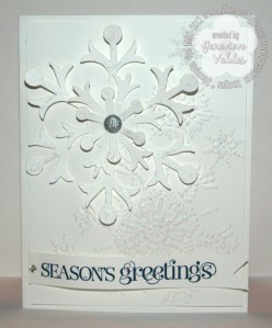 Stampin' Up! Snowflake Holiday Stamp Camp project 2012