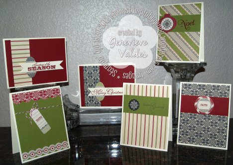 Stampin' Up! Merry Moments Christmas Cards