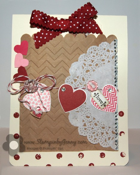 Stampin' Up! tag valentine's day card