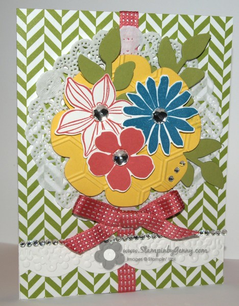 Stampin' Up! flower garden card