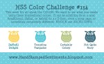 Hand Stamped Sentiments color&nbsp;challenge
