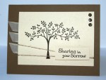 Stampin’ Up! Thoughts and Prayers sympathy&nbsp;card