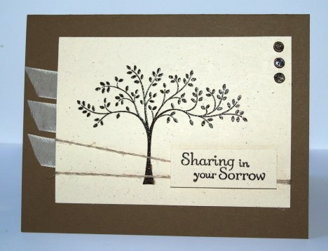 Stampin' Up! sympathy card