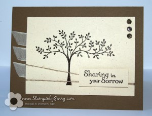 Stampin' Up! sympathy card