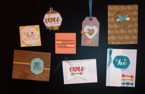 Stampin' Up! Spinner card framelits