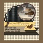 Stampin’ Up! My Digital Scrap Book Page Pet Scrap book&nbsp;page
