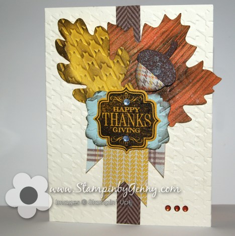 Stampin' Up! wonderfall leaves and sweater weather dsp