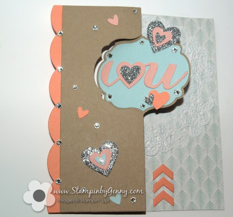 Stampin' Up! thinlits label card