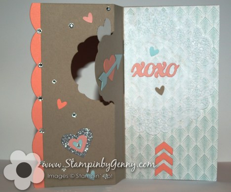 Stampin' Up! Thinlits label card