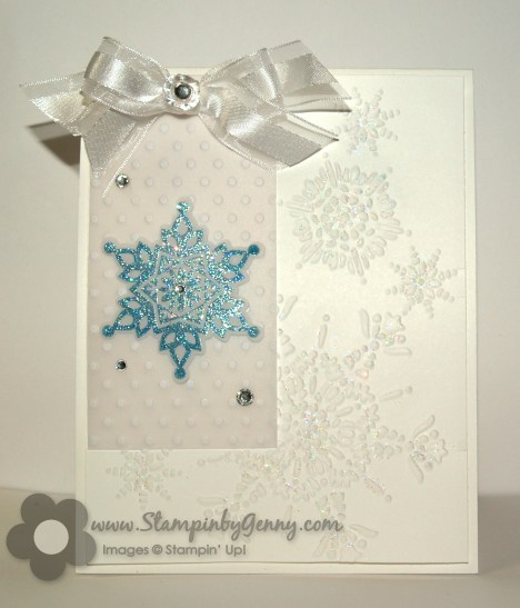 Stampin' Up! Festive Flurry Christmas card
