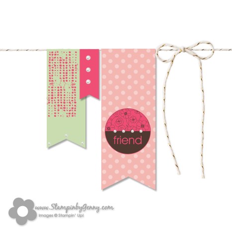 Stampin up my digital friend card