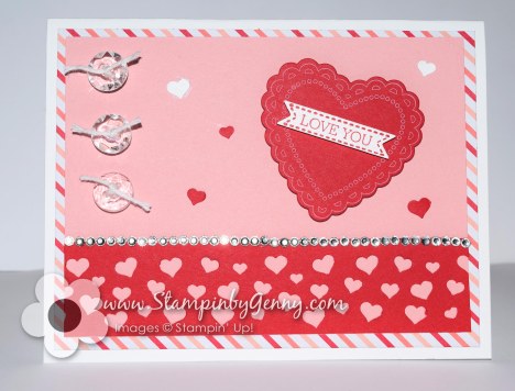 Stampin' Up! Valentine card