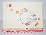 Stampin up Your Perfect Day wedding&nbsp;card