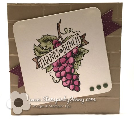 Thanks a Bunch Market Fresh Stampin' Up card