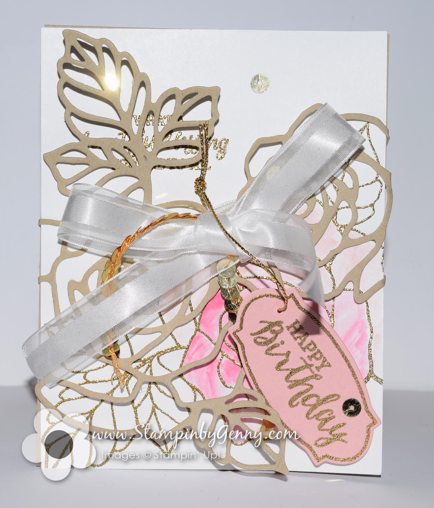 Rose Wonder Birthday Card | Stampin' by Genny's Blog