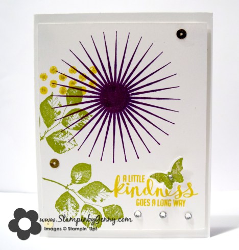 Stampin up kinda eclectic card