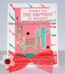 Stampin Up Birthday Fiesta&nbsp;card