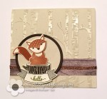 Stampin Up Foxy Friends&nbsp;card