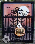 Stampin Up Graveyard Gate Halloween&nbsp;Card