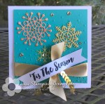 Stampin up Seasonal layers thinlits snowflake dies christmas&nbsp;die