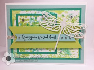 Stampin up Dragonfly Dreams card