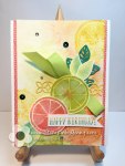 Stampin Up Happy Birthday with Lemon Zest&nbsp;card