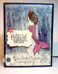 Stampin Up Magical Mermaid Birthday&nbsp;card