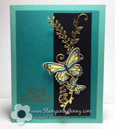 Stampin Up Butterfly Gala card