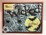 Stampin Up Wonderfully wicked Halloween&nbsp;card