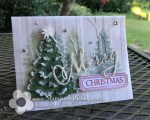 Stampin up winter woods Christmas&nbsp;card