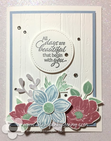 Stampin JUp Flloral Essence card